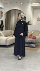 YAQA PREMİUM İTHAL KREP TAKIM SİYAH