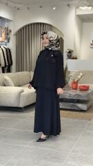 YAQA PREMİUM İTHAL KREP TAKIM SİYAH