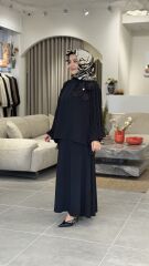 YAQA PREMİUM İTHAL KREP TAKIM SİYAH