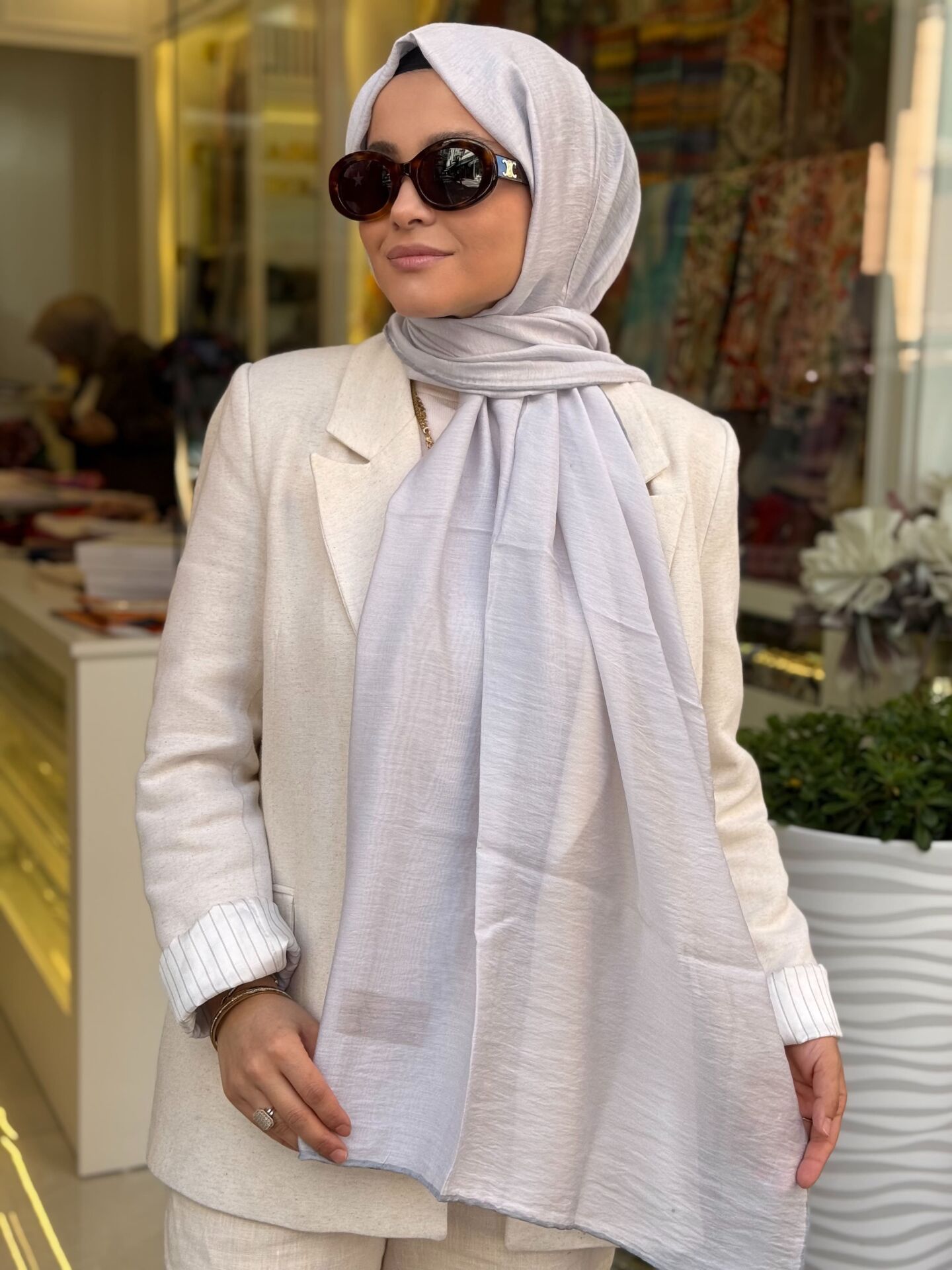 LA BOUTİQUE YAZ SERİNLİĞİ ŞAL 70X190