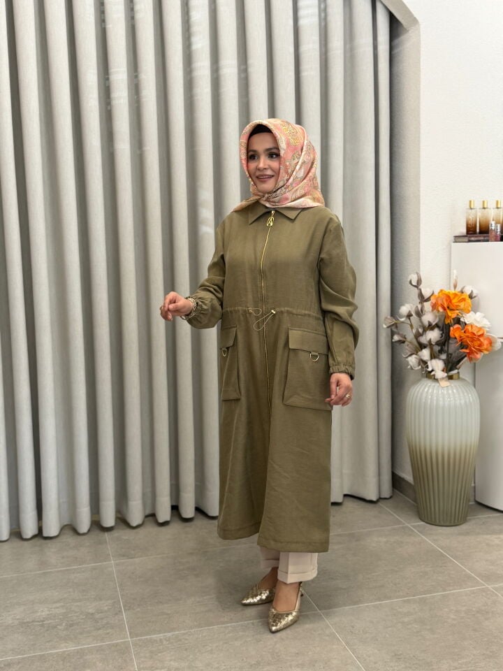 ARMİNE TREND CEPLİ GİY-ÇIK YAĞ YEŞİLİ