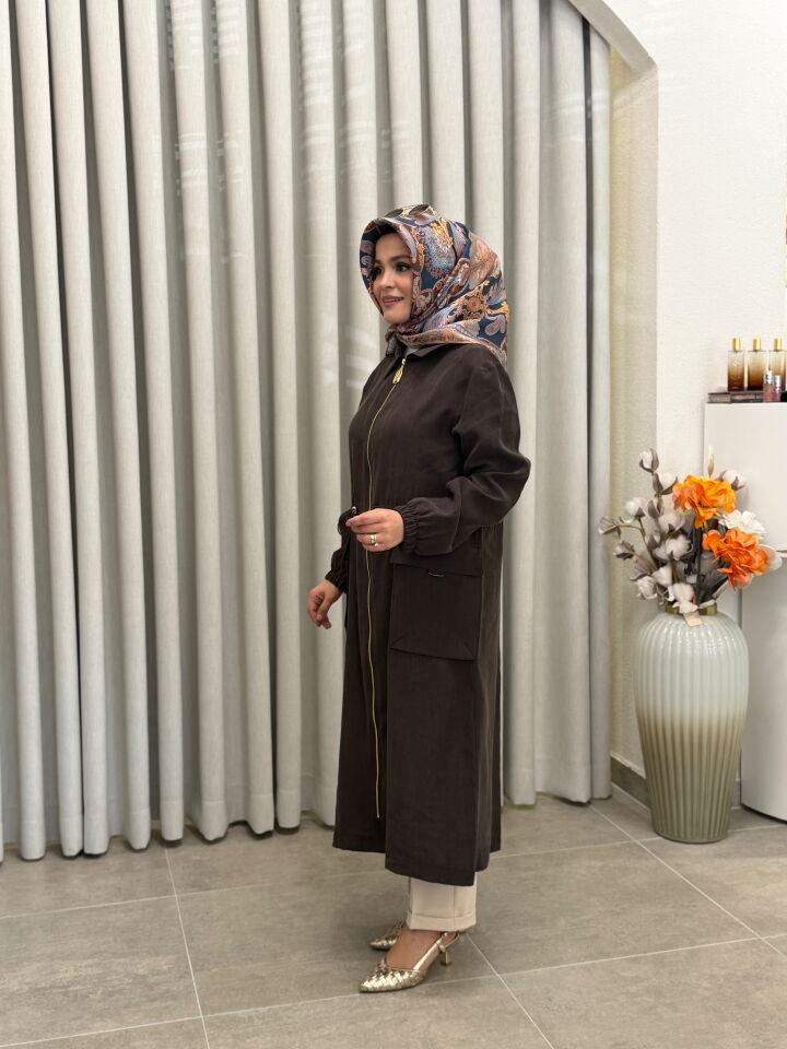 ARMİNE TREND CEPLİ GİY-ÇIK KAHVERENGİ
