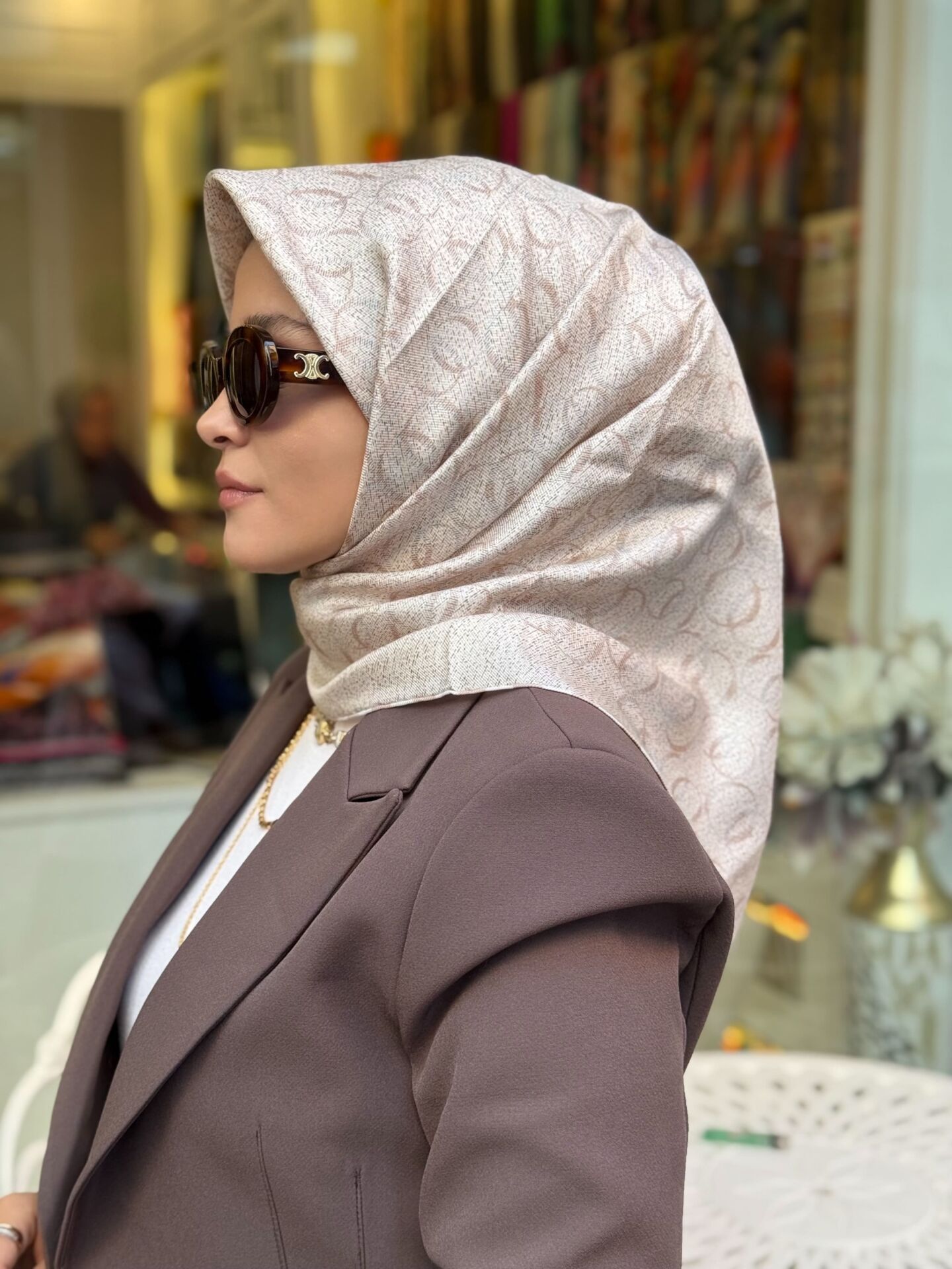 İMANNOOR TWİLL İPEK EŞARP