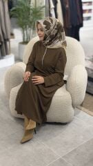 ARMİNE TREND ETEKLİ TAKIM YAĞ YEŞİLİ