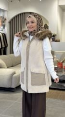 YAQA HAKİKİ KÜRK YELEK