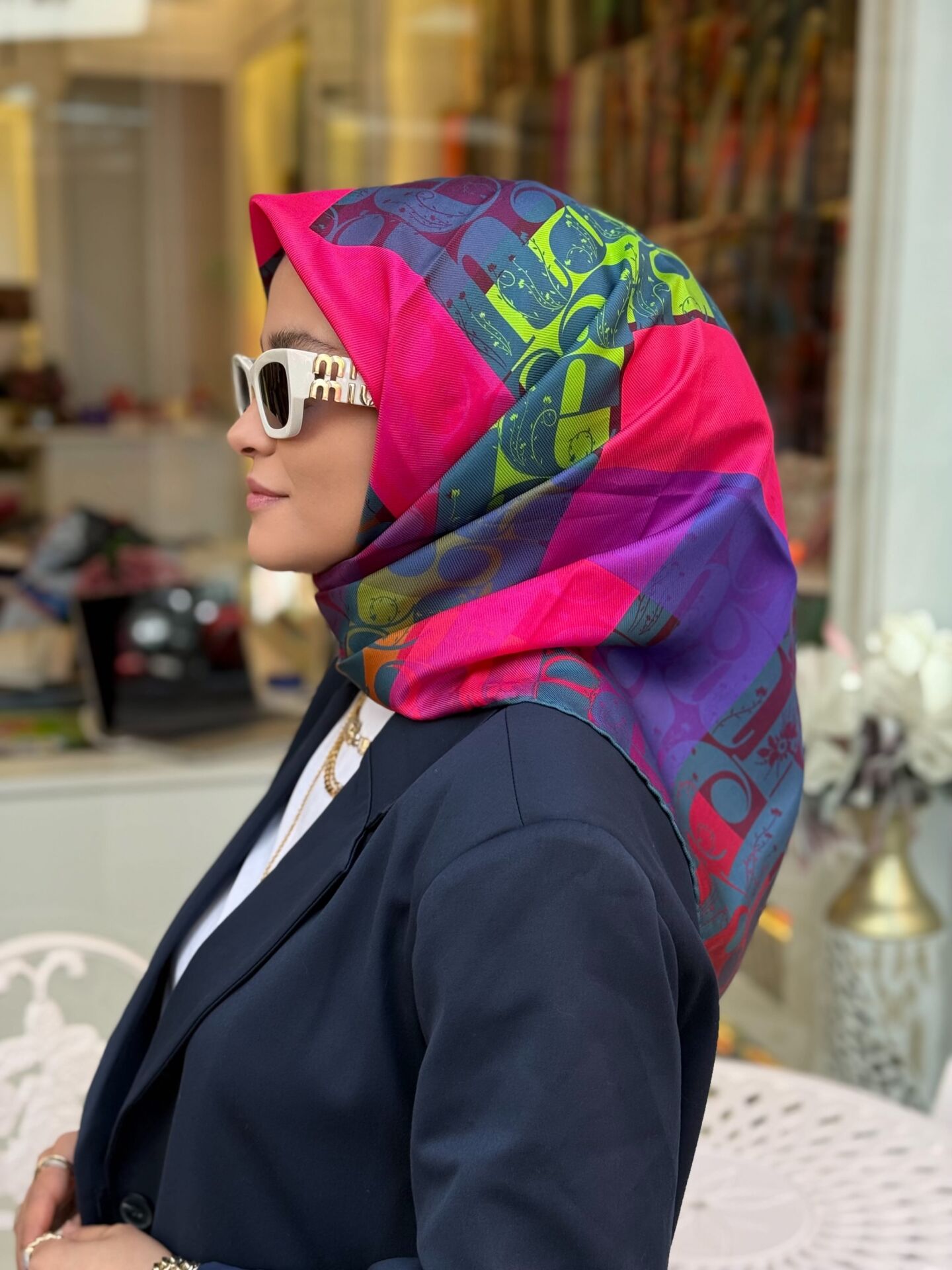 CACHAREL TWİLL İPEK EŞARP