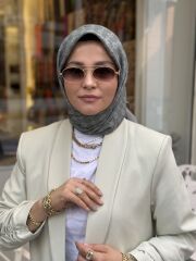 AKER ELEGANCE MONOGRAM EŞARP