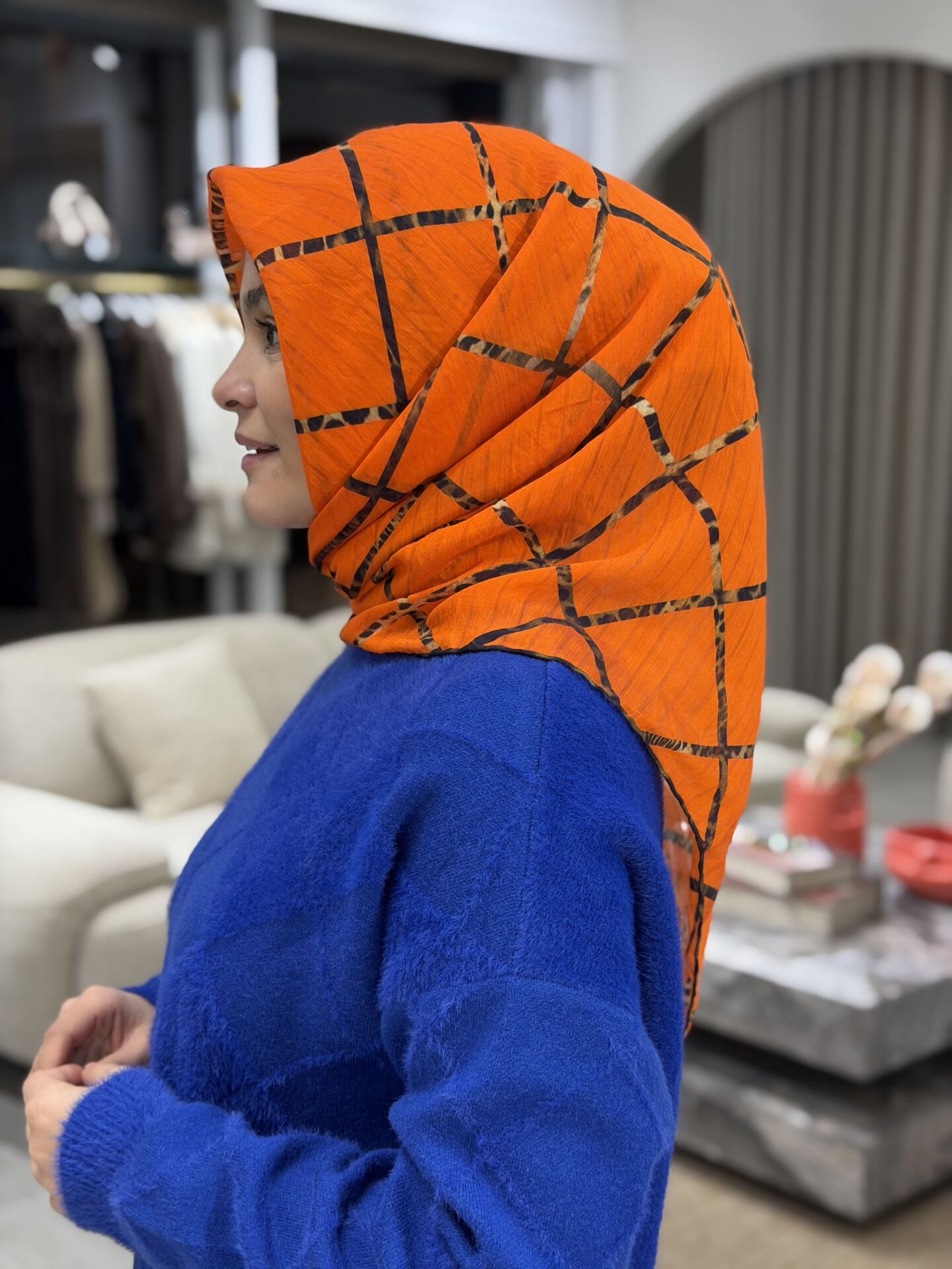 LA BOUTİQUE YAZ SERİNLİĞİ EŞARP 90X90