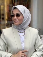 AKER ELEGANCE MONOGRAM EŞARP