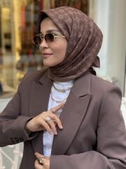 AKER ELEGANCE MONOGRAM EŞARP