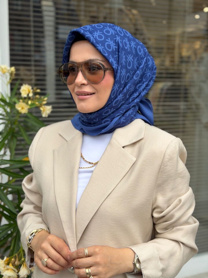 BENETTON ELEGANTE UNO EŞARP SAX