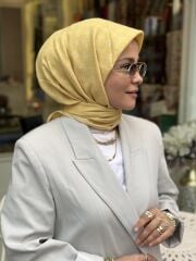 AKER ELEGANCE MONOGRAM EŞARP