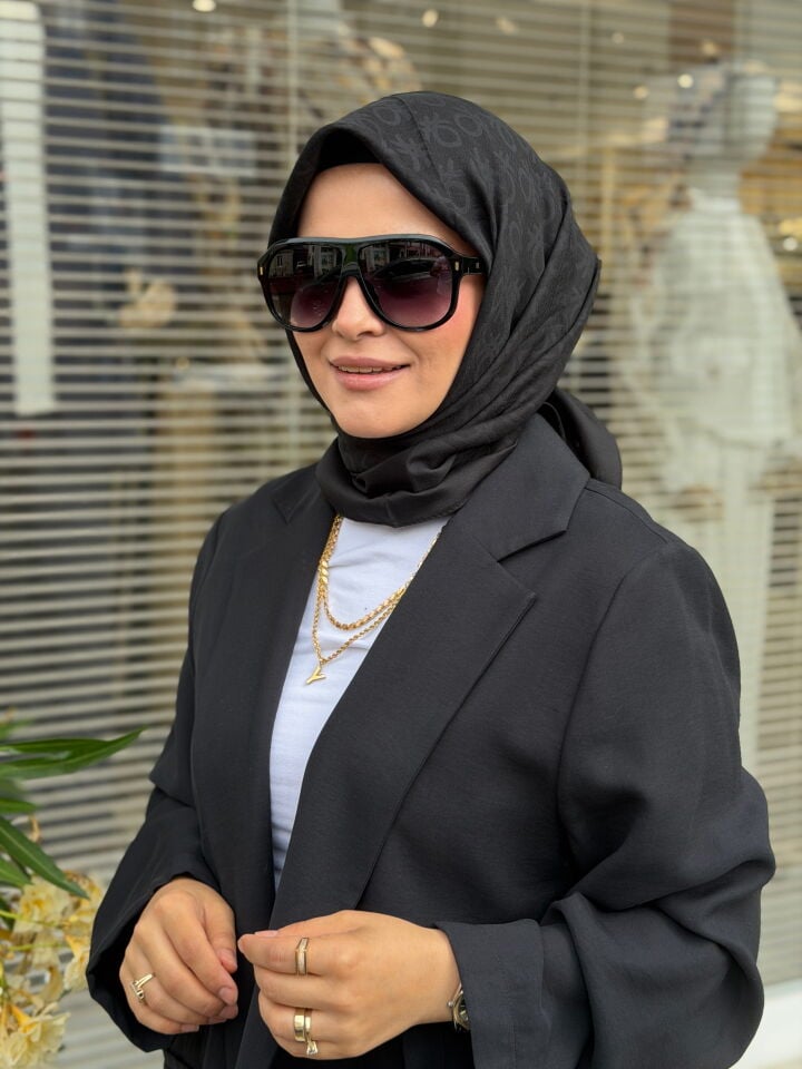 BENETTON ELEGANTE UNO EŞARP SİYAH