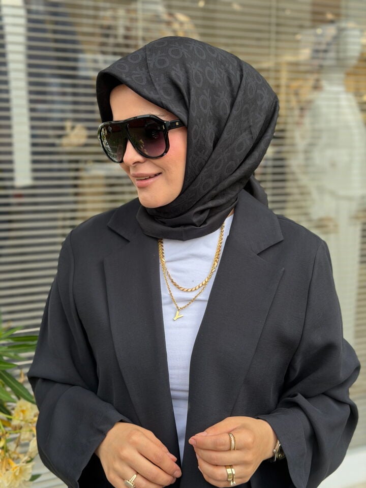 BENETTON ELEGANTE UNO EŞARP SİYAH