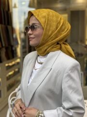 AKER ELEGANCE MONOGRAM EŞARP