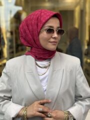 AKER ELEGANCE MONOGRAM EŞARP