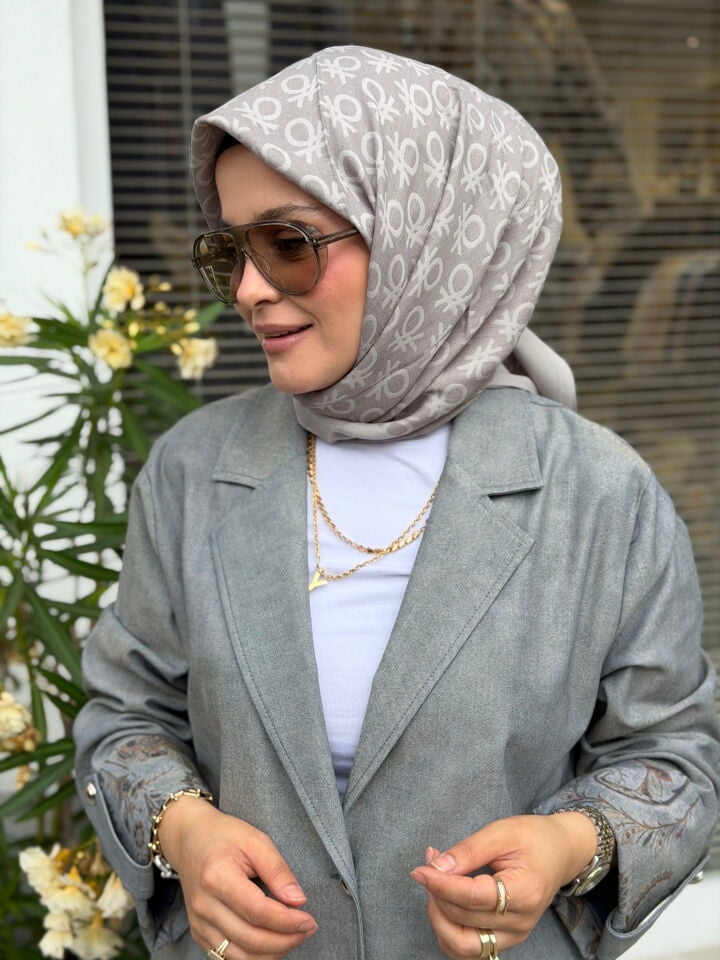 BENETTON ELEGANTE UNO EŞARP YENİ GRİ