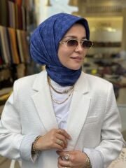 AKER ELEGANCE MONOGRAM EŞARP