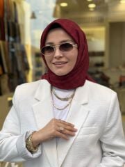 AKER ELEGANCE MONOGRAM EŞARP