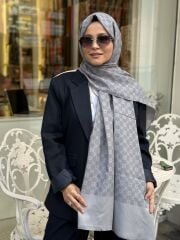 AKER ELEGANCE MONOGRAM ŞAL