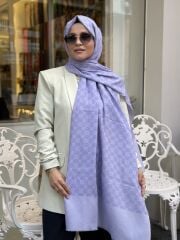 AKER ELEGANCE MONOGRAM ŞAL