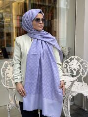 AKER ELEGANCE MONOGRAM ŞAL