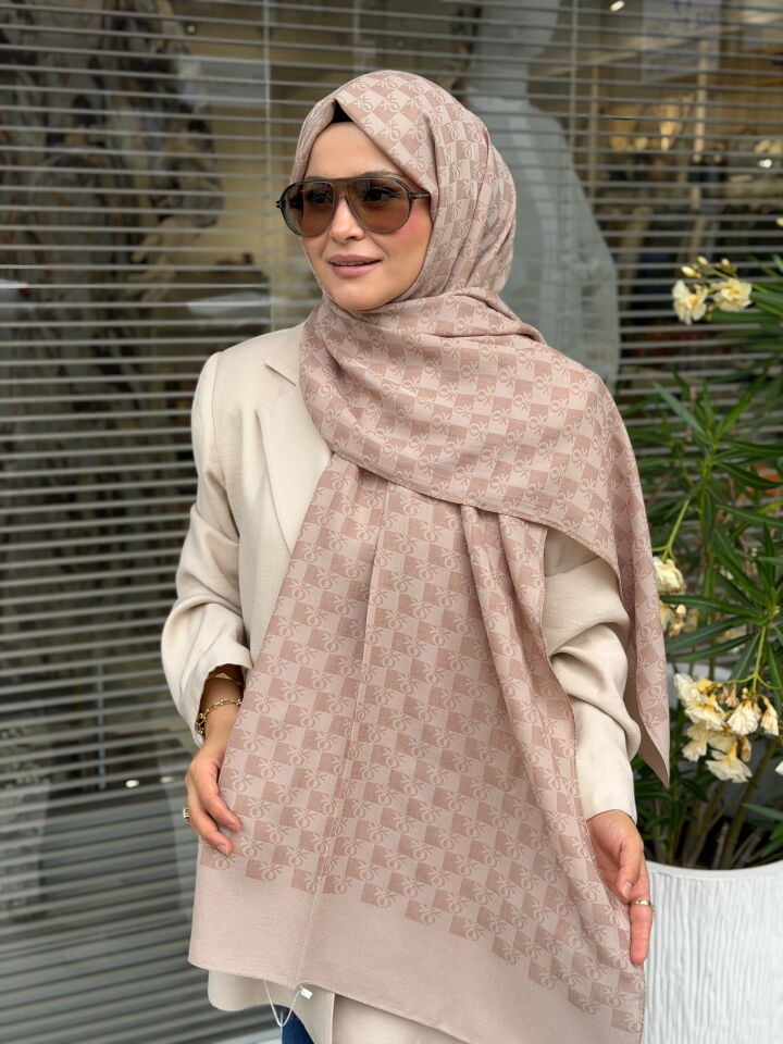 BENETTON ELEGANTE TRE ŞAL VİZON