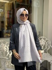 AKER ELEGANCE MONOGRAM ŞAL