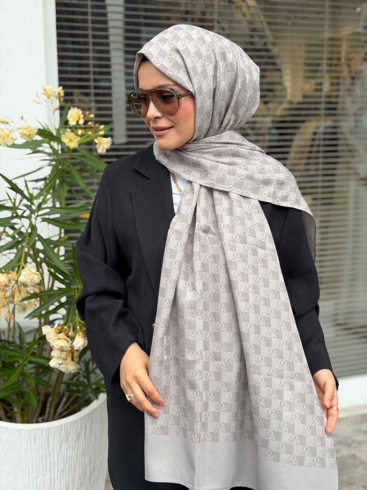 BENETTON ELEGANTE TRE ŞAL YENİ GRİ