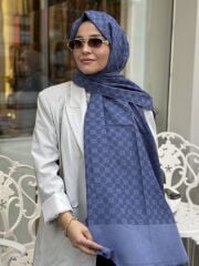 AKER ELEGANCE MONOGRAM ŞAL
