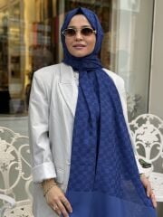 AKER ELEGANCE MONOGRAM ŞAL