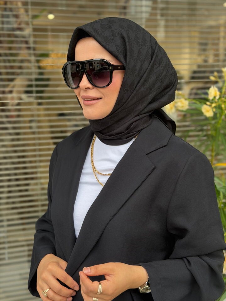 BENETTON ELEGANTE TRE EŞARP SİYAH