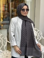 AKER ELEGANCE MONOGRAM ŞAL