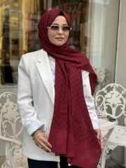 AKER ELEGANCE MONOGRAM ŞAL
