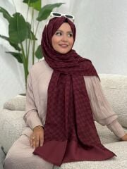 AKER ELEGANCE MONOGRAM ŞAL