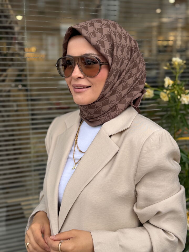 BENETTON ELEGANTE TRE EŞARP AÇIK KAHVE
