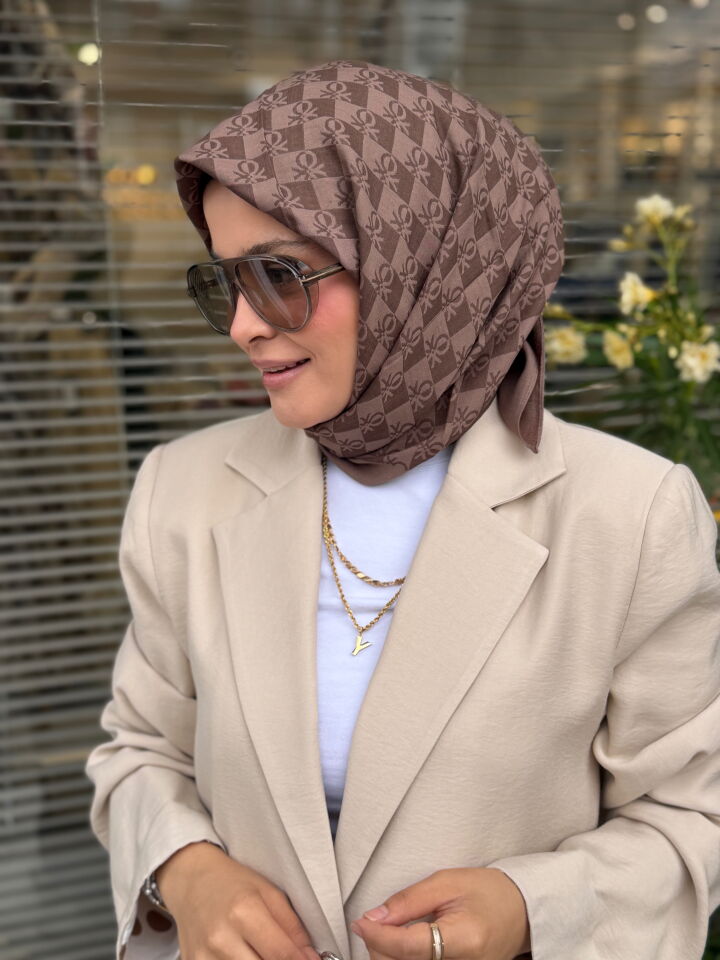 BENETTON ELEGANTE TRE EŞARP AÇIK KAHVE