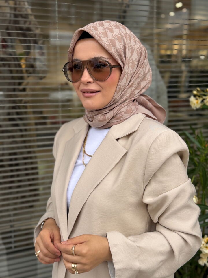 BENETTON ELEGANTE TRE EŞARP VİZON