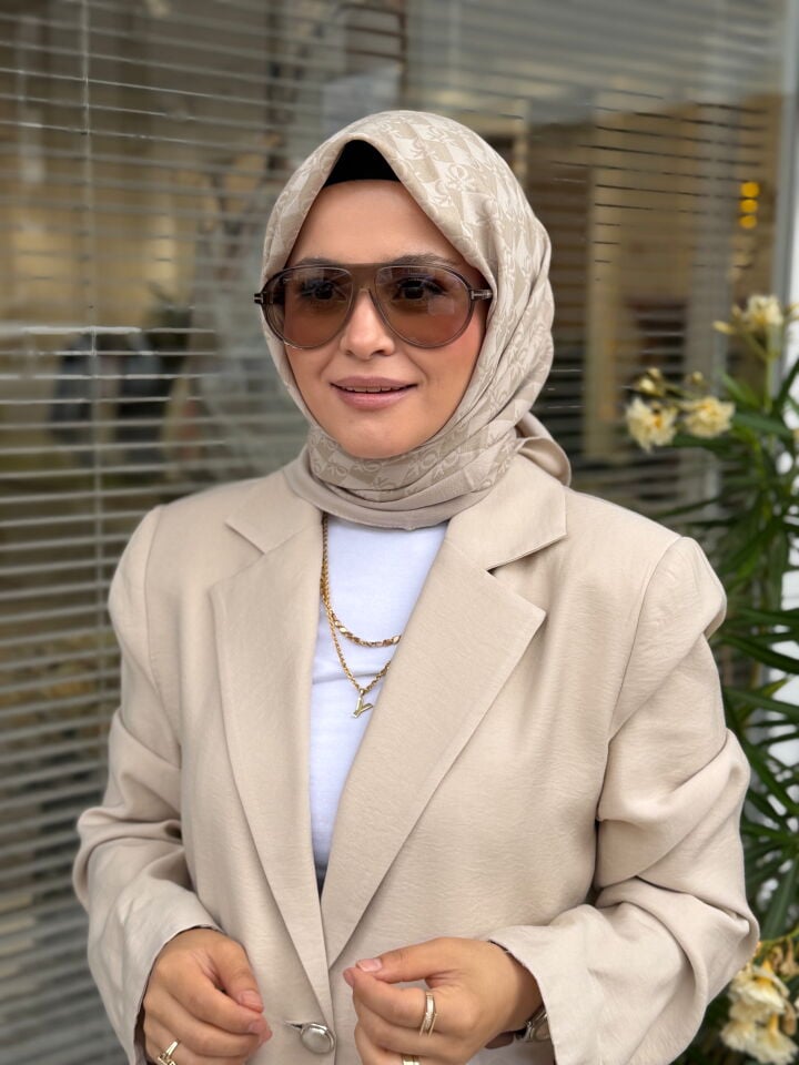 BENETTON ELEGANTE TRE EŞARP BEJ