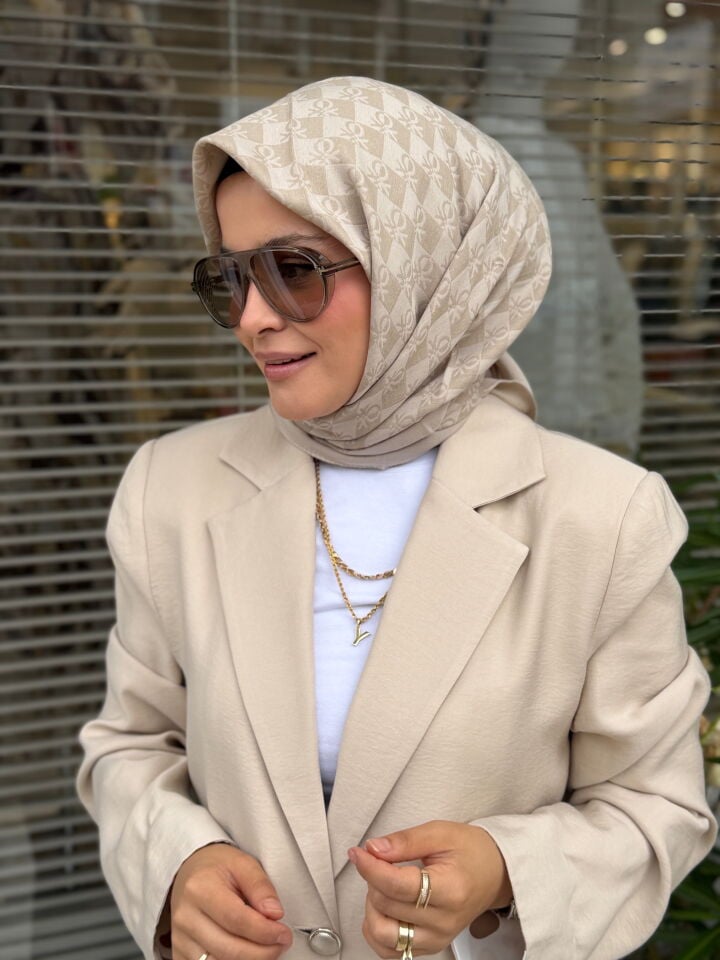 BENETTON ELEGANTE TRE EŞARP BEJ